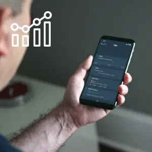 guy on Wrist Sync app